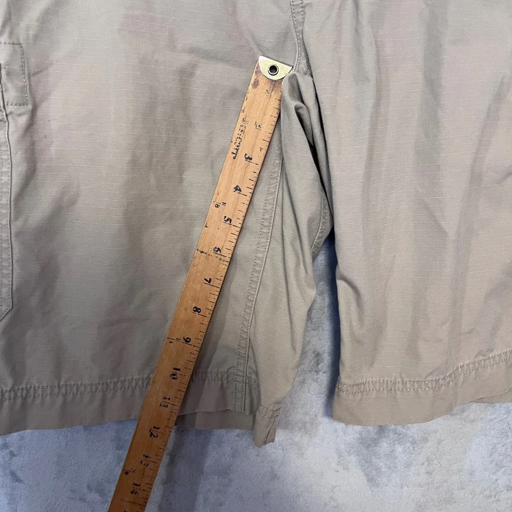 The North Face Mens Ripstop Cargo‎ Shorts Khaki Tan Hiking Outdoor Size 38
